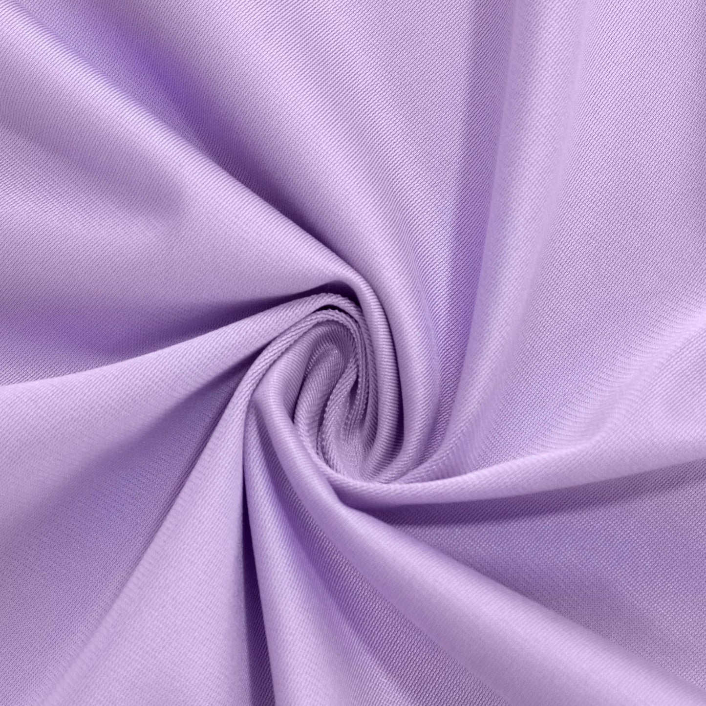 Scuba Round 120" Tablecloth Lavender Lilac - Wrinkle Free & Stain Resistant Seamless Table Cover