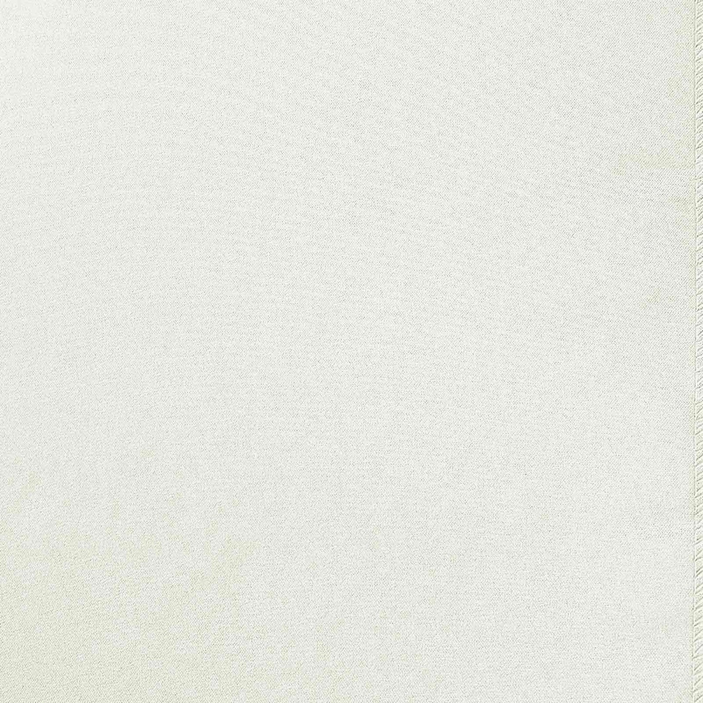 Polyester 12"x108" Table Runner Ivory - Durable & Wrinkle-Resistant Table Decor