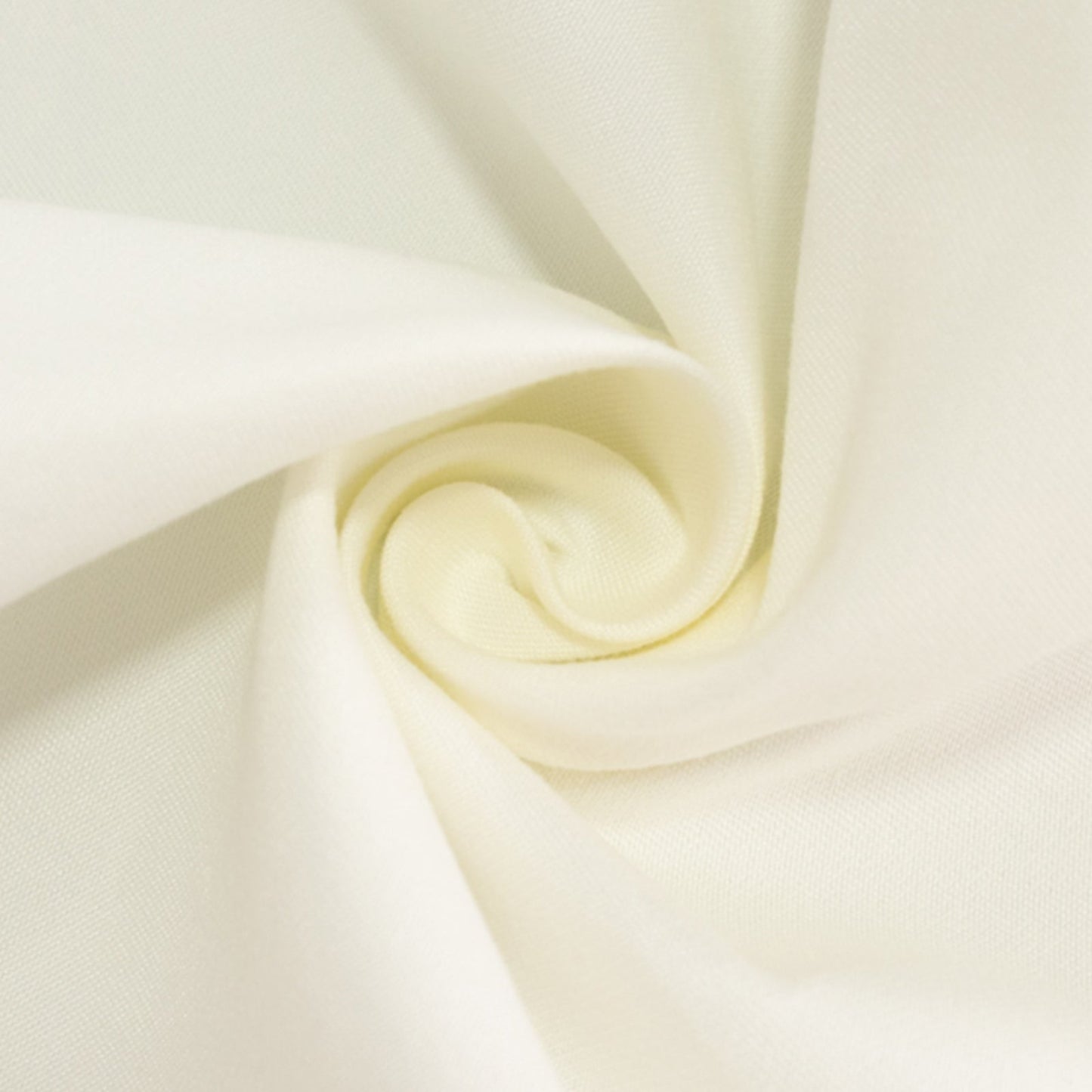Cotton Blend 90" Round Tablecloth Ivory - Wrinkle-Resistant Table Cover