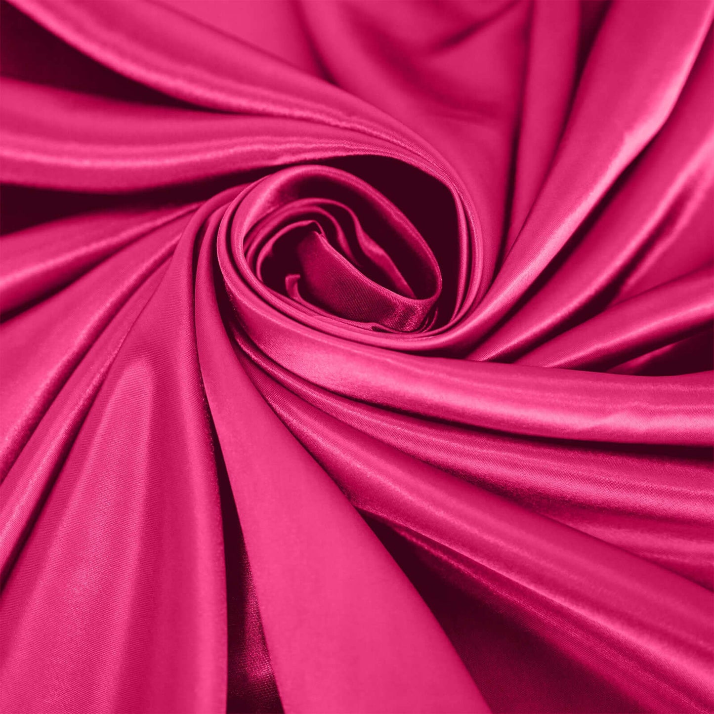 Satin 120" Round Tablecloth Fuchsia - Stylish Seamless Table Cover