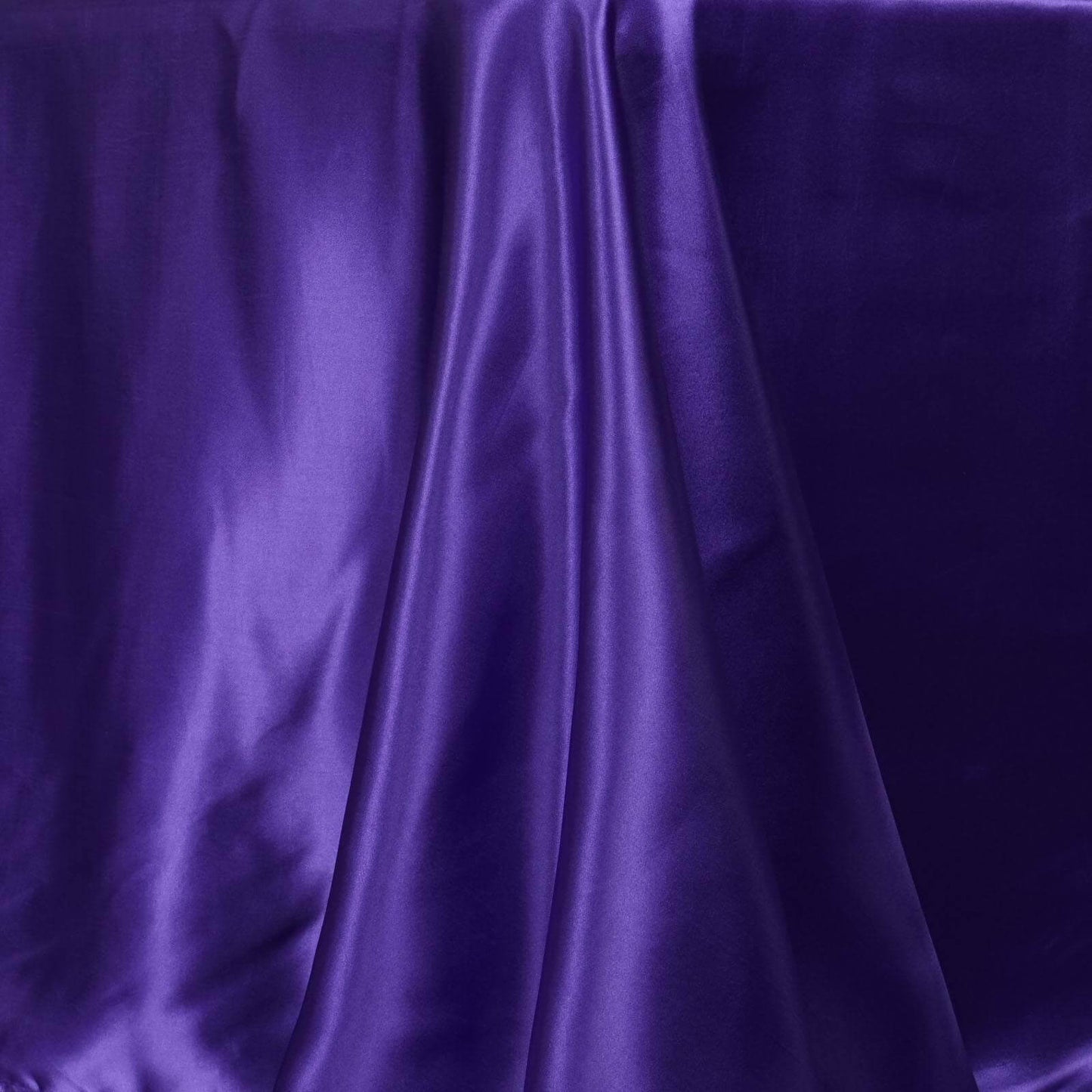 Satin Rectangular 90"x156" Tablecloth Purple - Seamless Table Cover