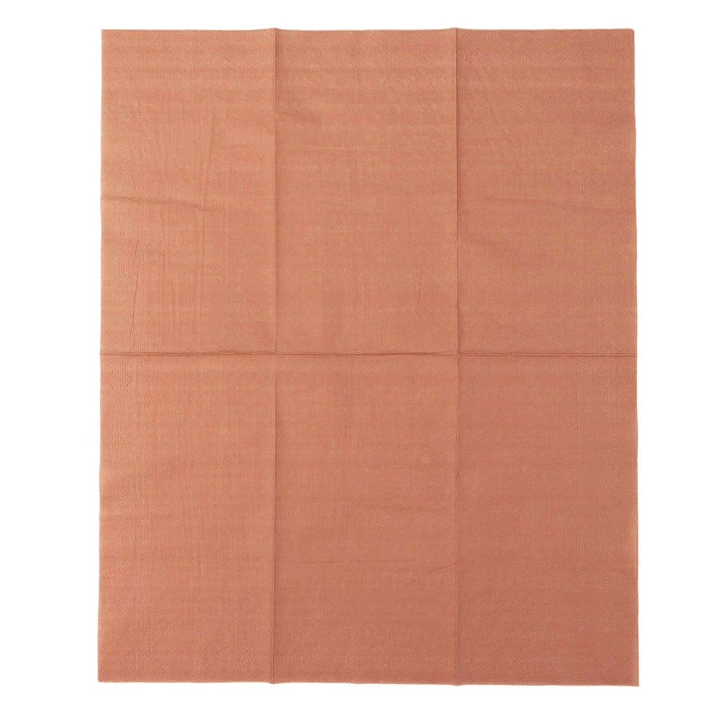 50-Pack Paper Napkins Terracotta (Rust) - Soft Disposable 2-Ply Dinner Napkins for Weddings