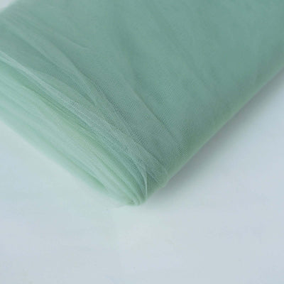 54"x40 Yards Sage Green Tulle Fabric Bolt, DIY Crafts Sheer Fabric Roll