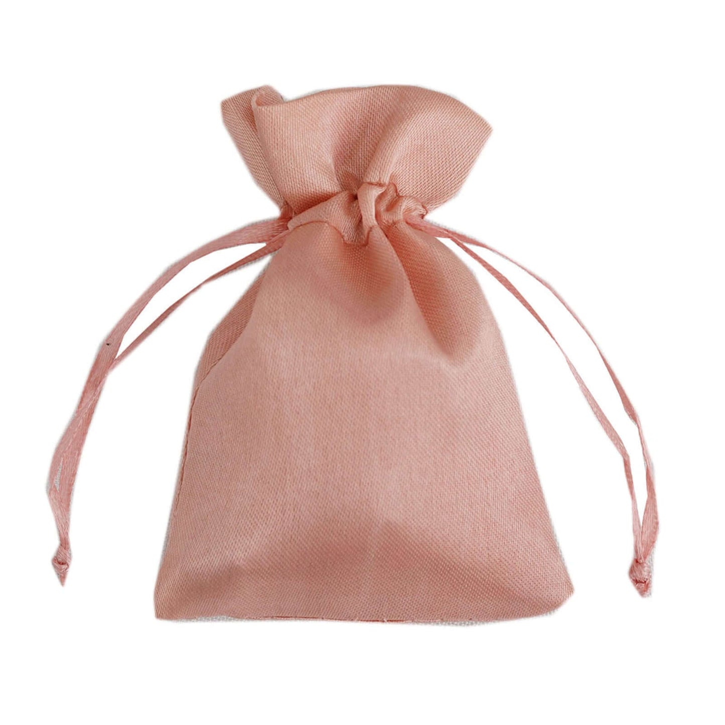 12 Pack 3"x4" Dusty Rose Satin Drawstring Wedding Party Favor Gift Bags