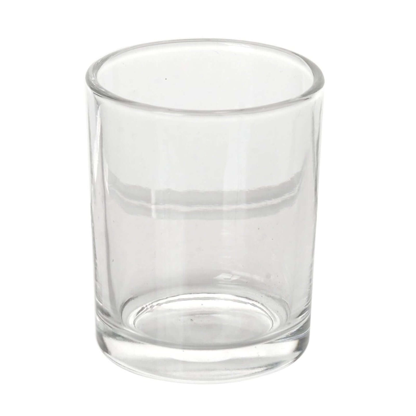 12-Pack Glass Votive Candle Holders Clear - Tealight Holder Set for Weddings and Events 2.5"