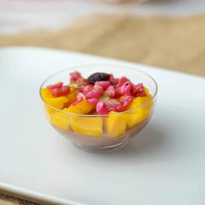 24-Pack Plastic Mini Dipping Bowls Clear - Durable Disposable Bowls for Snacks 2oz