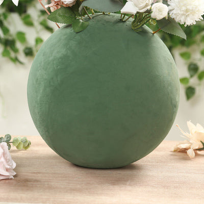 12" Green DIY Flower Arrangements Craft Foam Ball, Smooth Floral Foam Ball