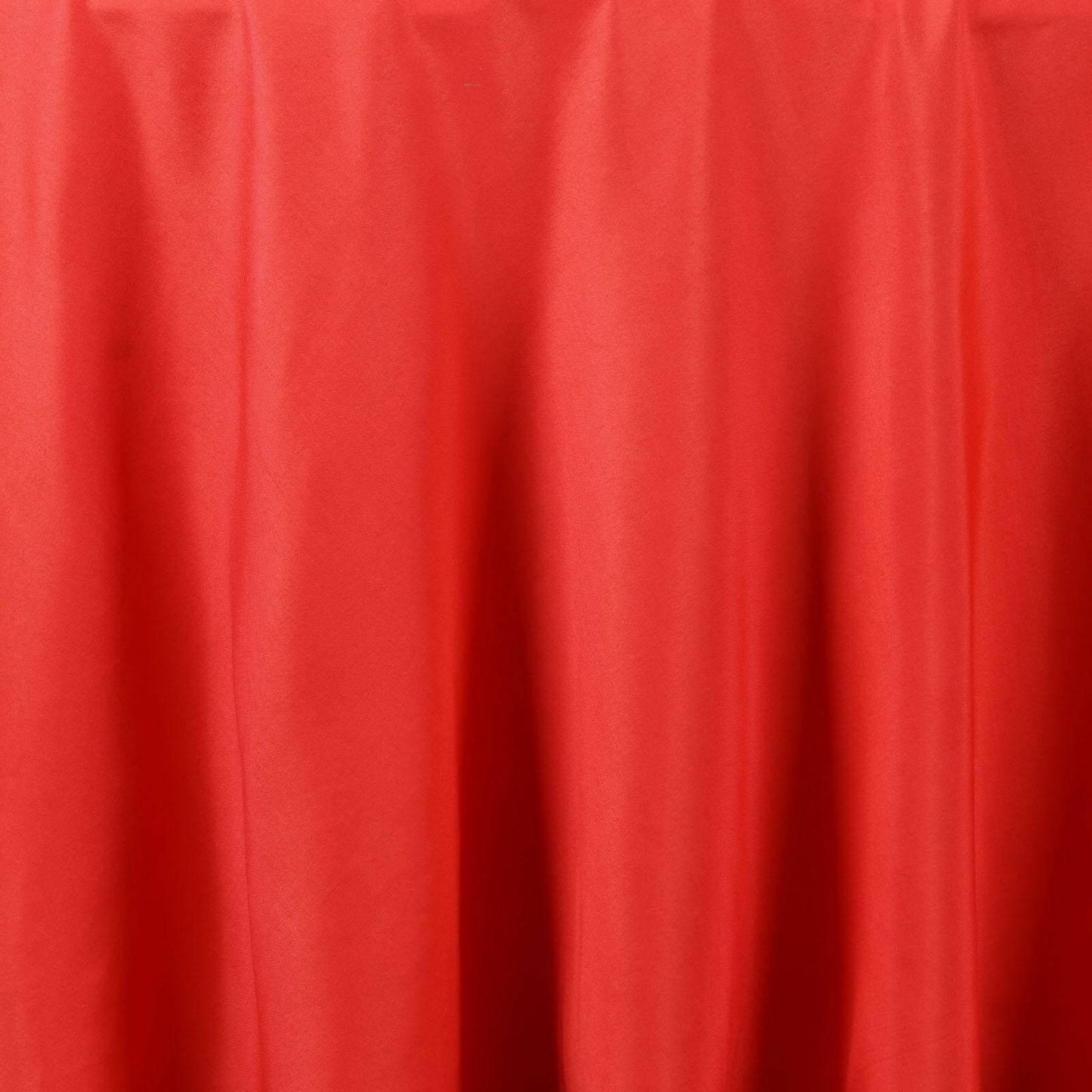 Polyester 90" Round Tablecloth Red - Stain & Wrinkle-Resistant Table Cover