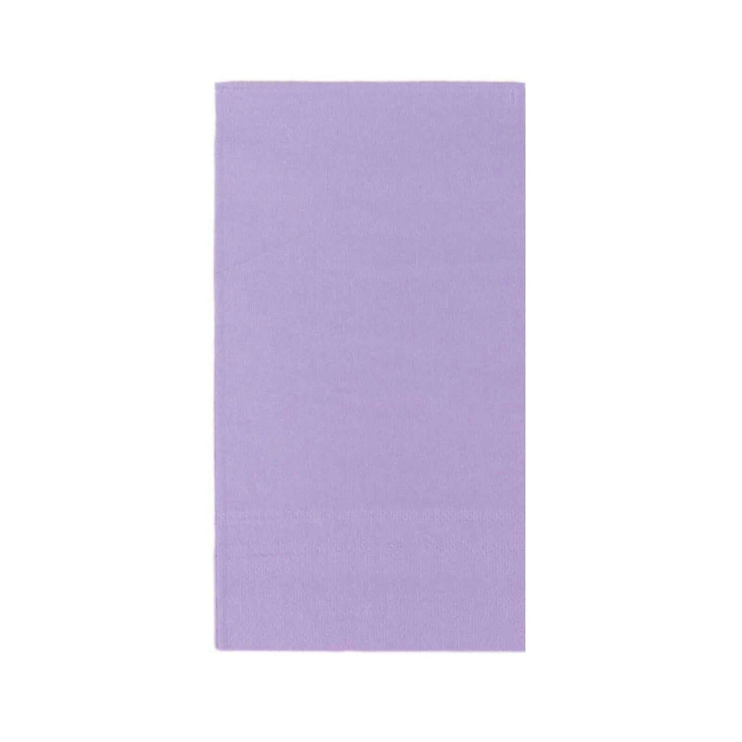 50-Pack Paper Napkins Lavender Lilac - Soft Disposable 2-Ply Dinner Napkins for Weddings