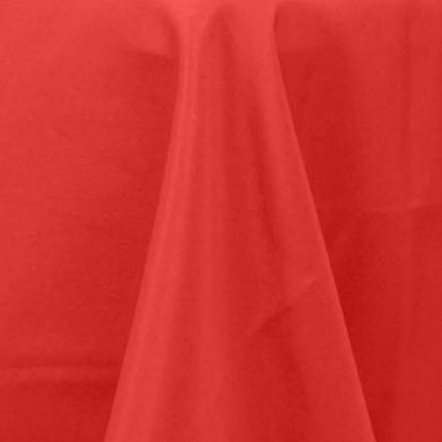 Premium Polyester 108" Round Tablecloth Red - Wrinkle-Resistant 220GSM Table Cover
