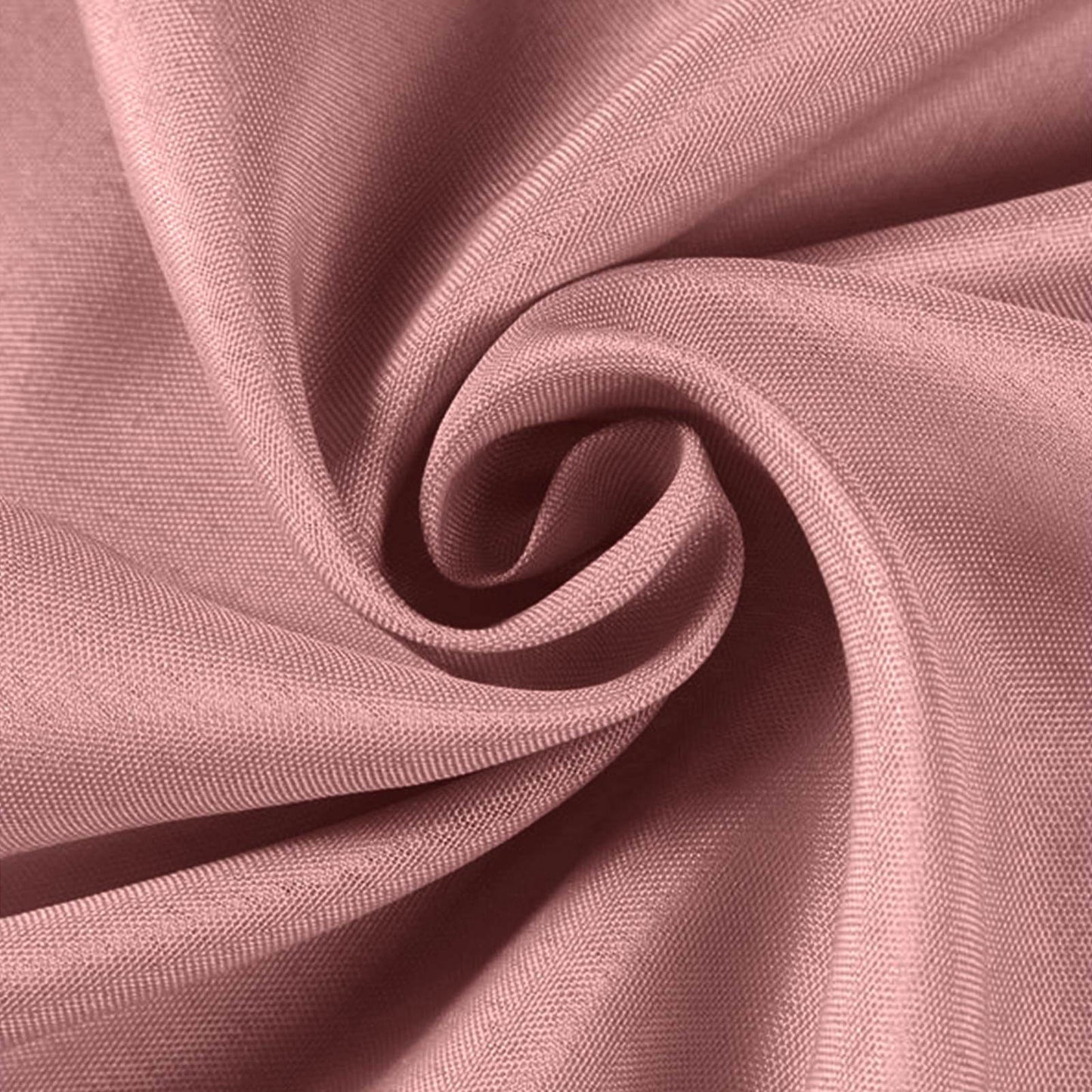 Polyester Square 54"x54" Tablecloth Dusty Rose - Wrinkle-Resistant & Durable Table Cover