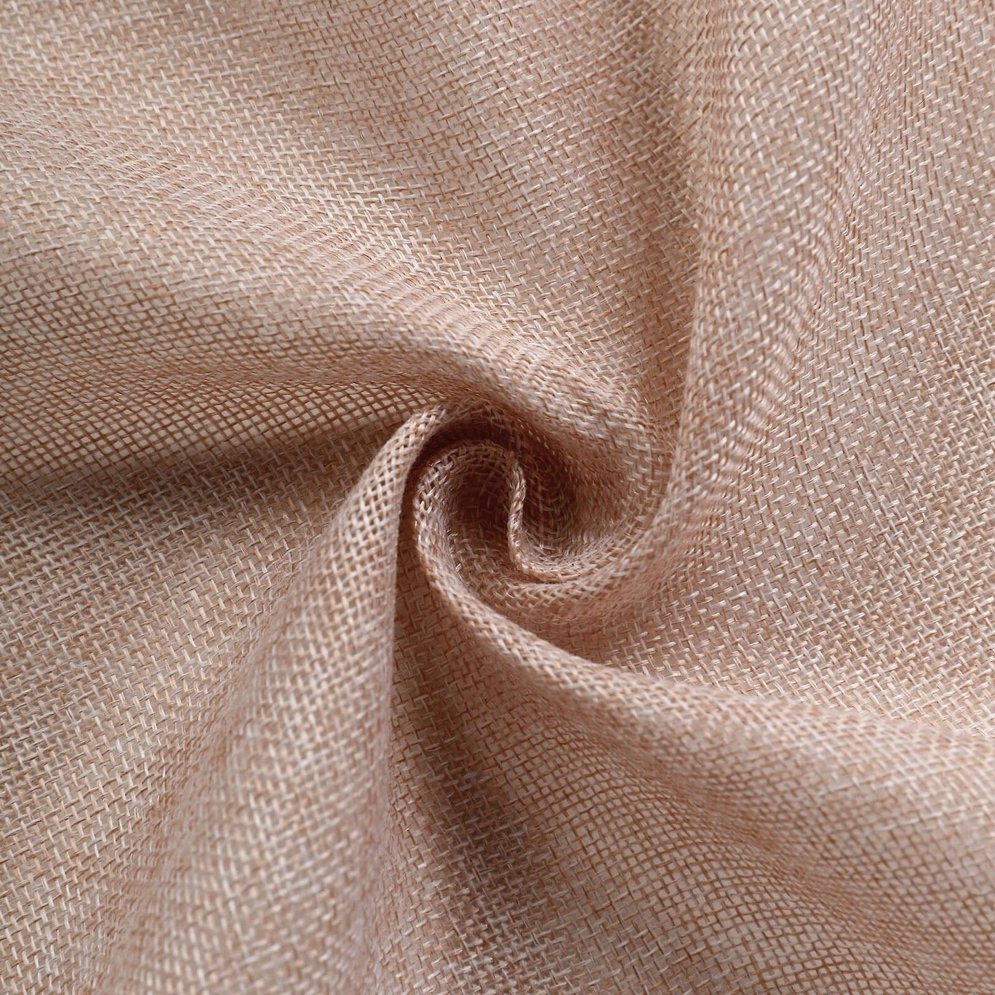 Faux Linen 14"x108" Table Runner Dusty Rose - Rustic Style Table Decor