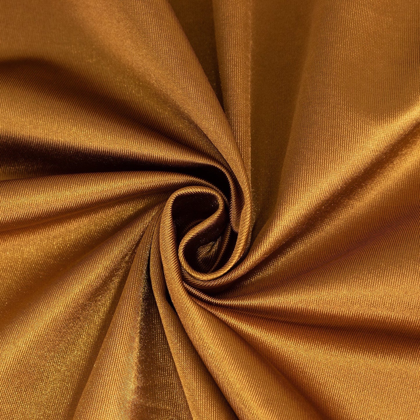 Scuba Round 108" Tablecloth Shimmering Gold - Wrinkle Free & Stain Resistant Table Cover for Weddings and Parties