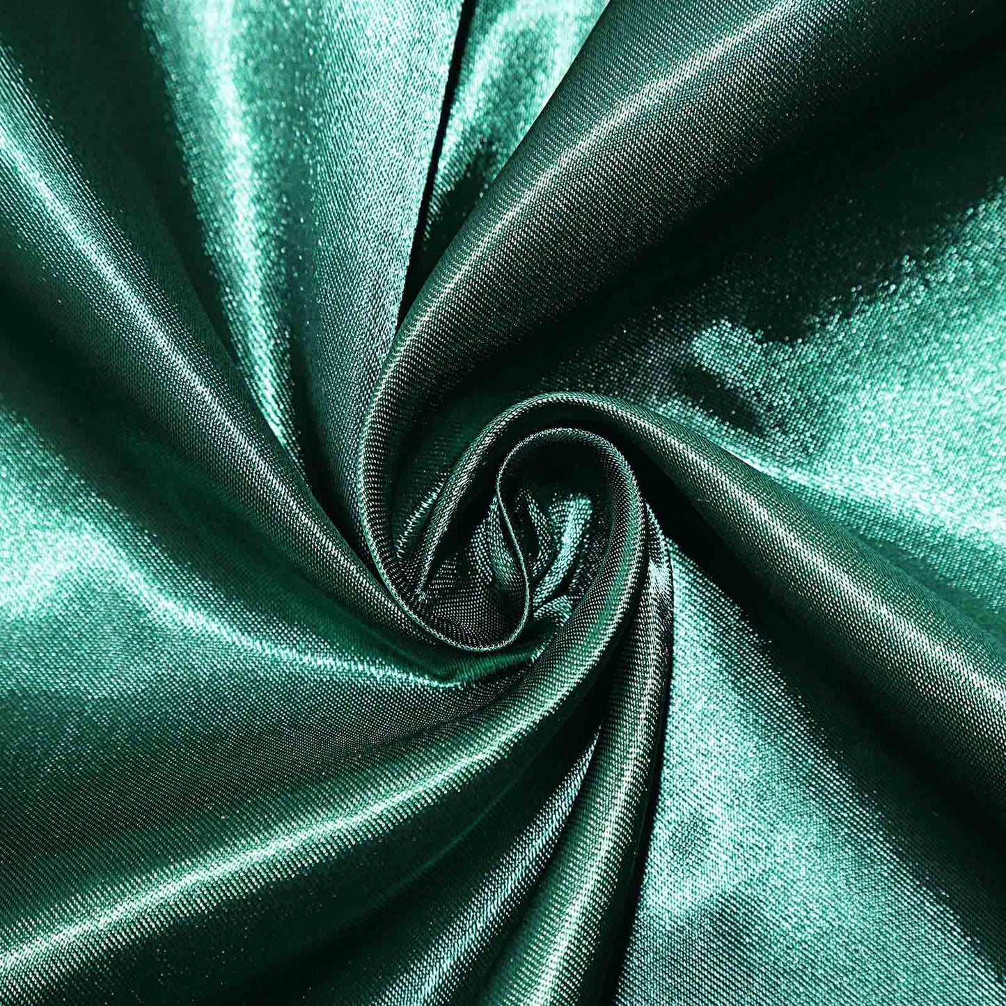 Satin Rectangular 90"x156" Tablecloth Hunter Emerald Green - Seamless Table Cover