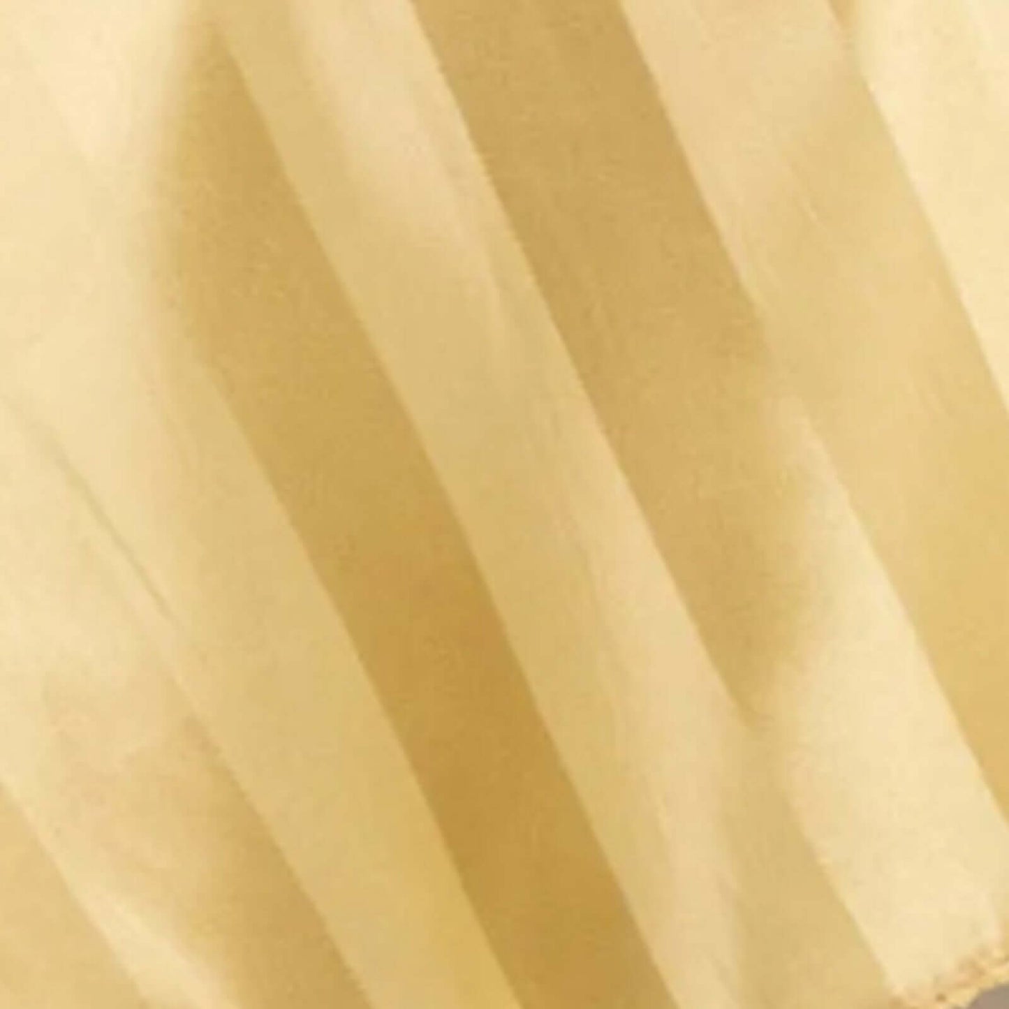 Satin 72"x72" Table Overlay Square Tablecloth Champagne - Stripe Table Topper