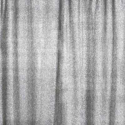 20ftx10ft Silver Metallic Shimmer Tinsel Event Curtain Drapes, Backdrop Event Panel