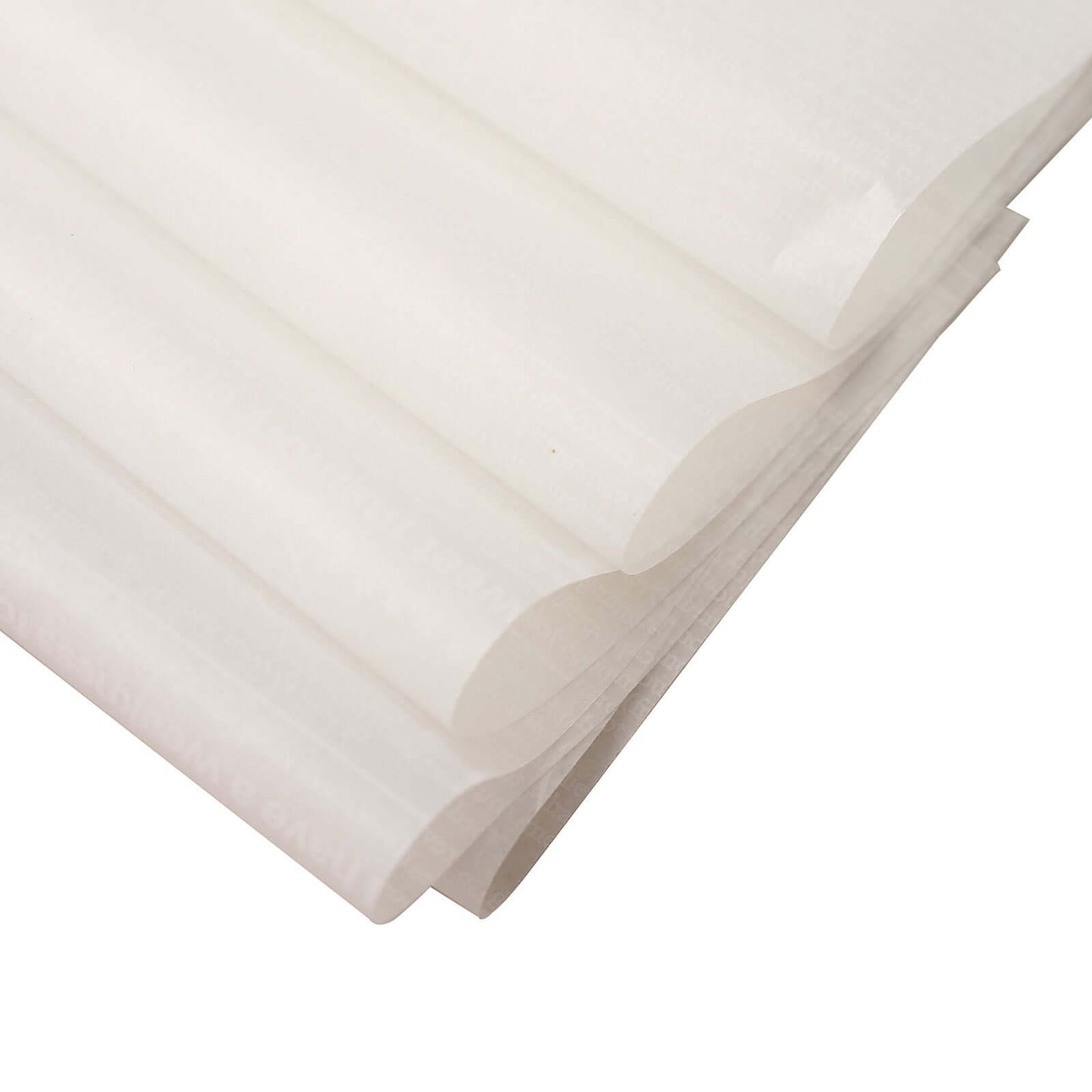 50-Pack Wax Paper Basket Liners Rectangle Design White - Great for Food Presentation and Wrapping 9"x10" 35GSM