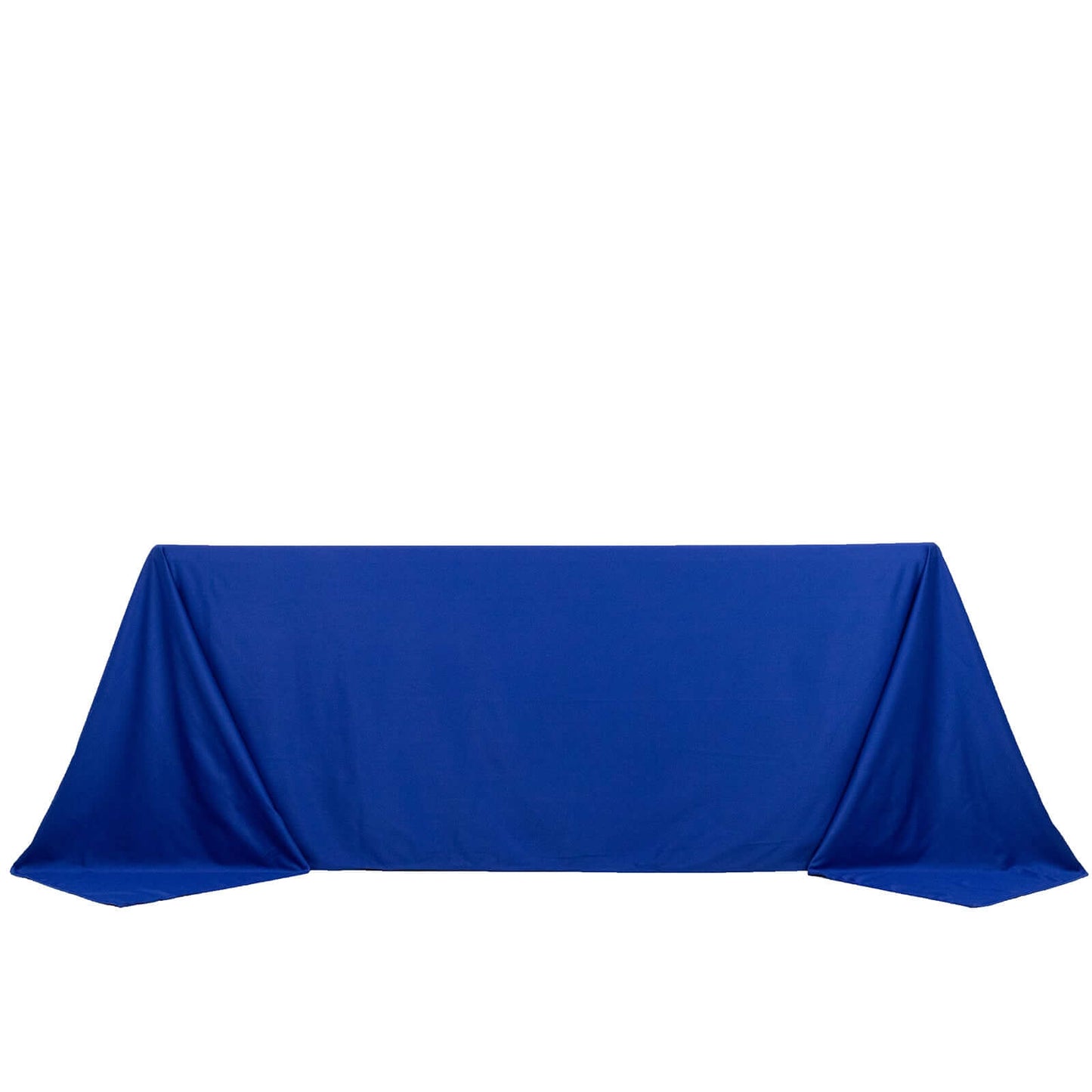Scuba Rectangular 90"x132" Tablecloth Royal Blue - Wrinkle Free, Stain Resistant & Seamless Table Cover
