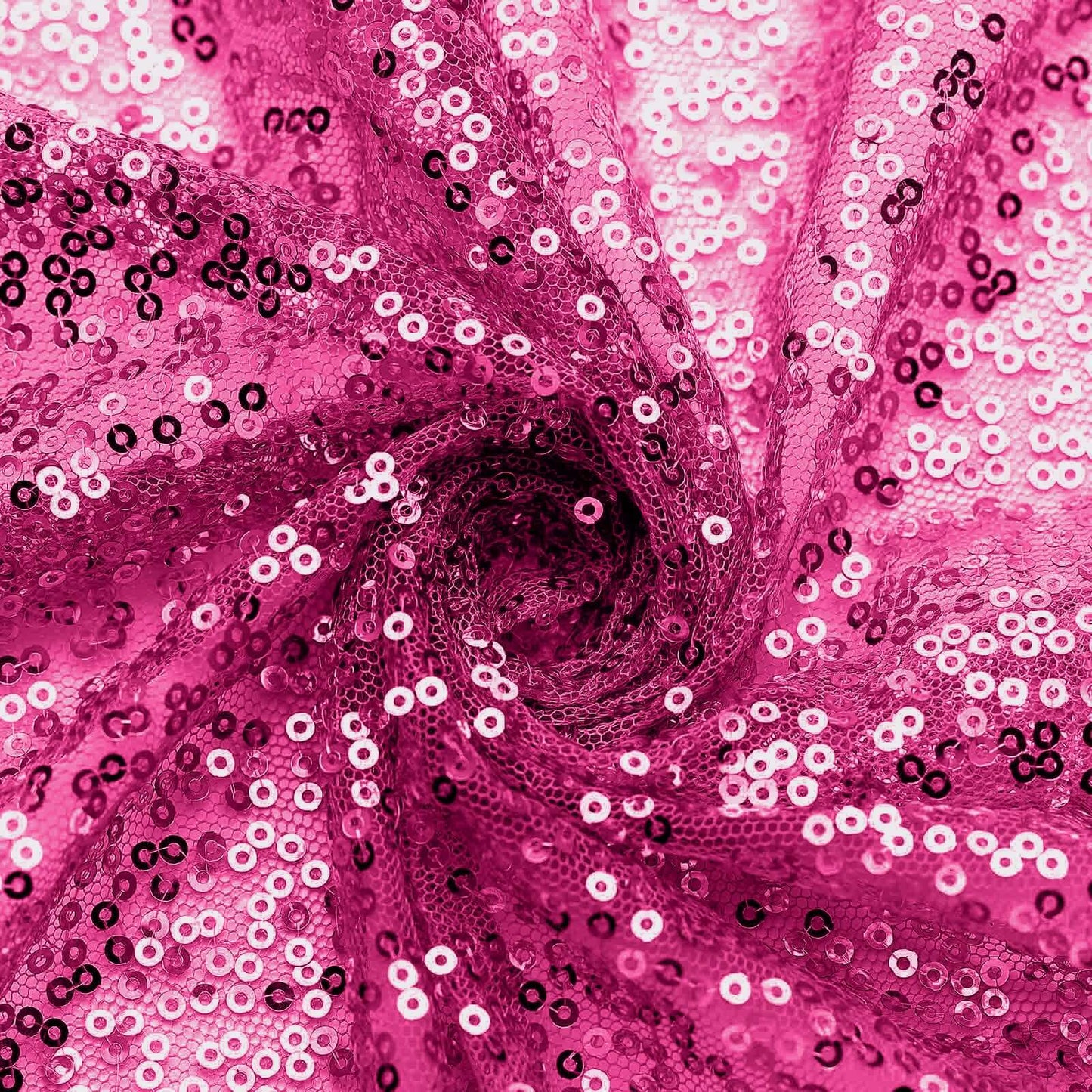 Sequin 20"x20" Napkin Fuchsia - Shimmering Dinner Napkin