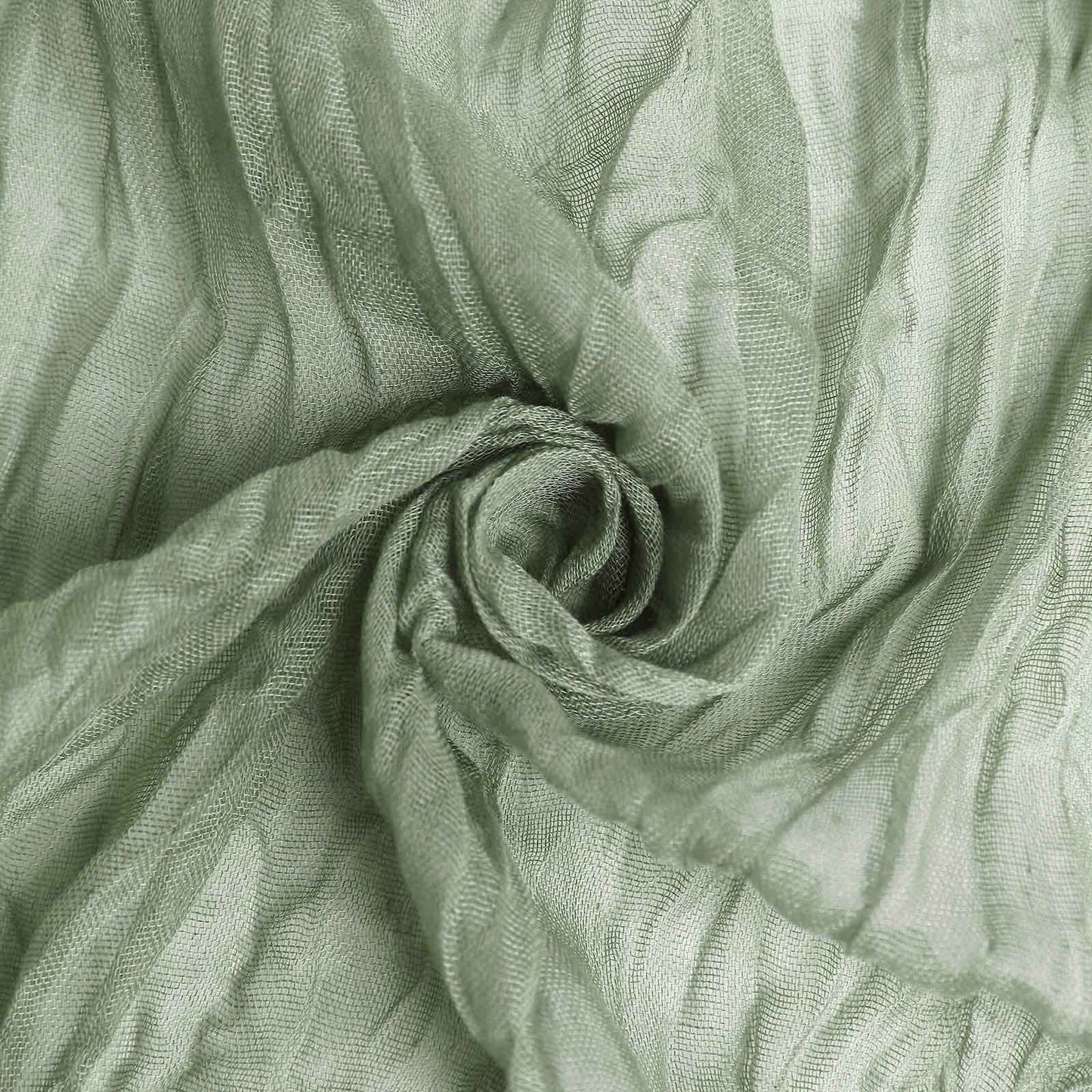 5 Pack Gauze Cheesecloth 24"x19" Napkins Dusty Sage Green Reusable Dinner Napkins