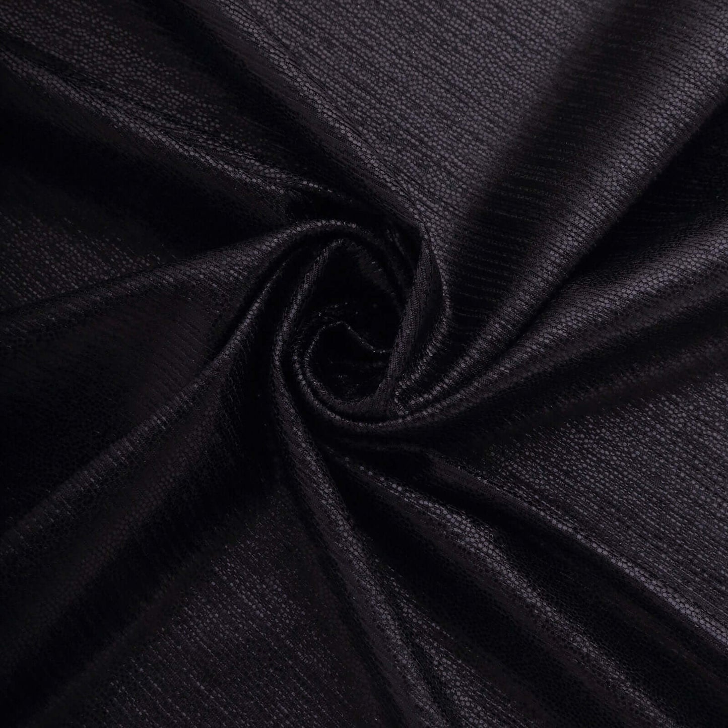 5 Pack Polyester 20"x20" Napkins Black Shimmer Sequin Dots - Luminous Cloth Napkins