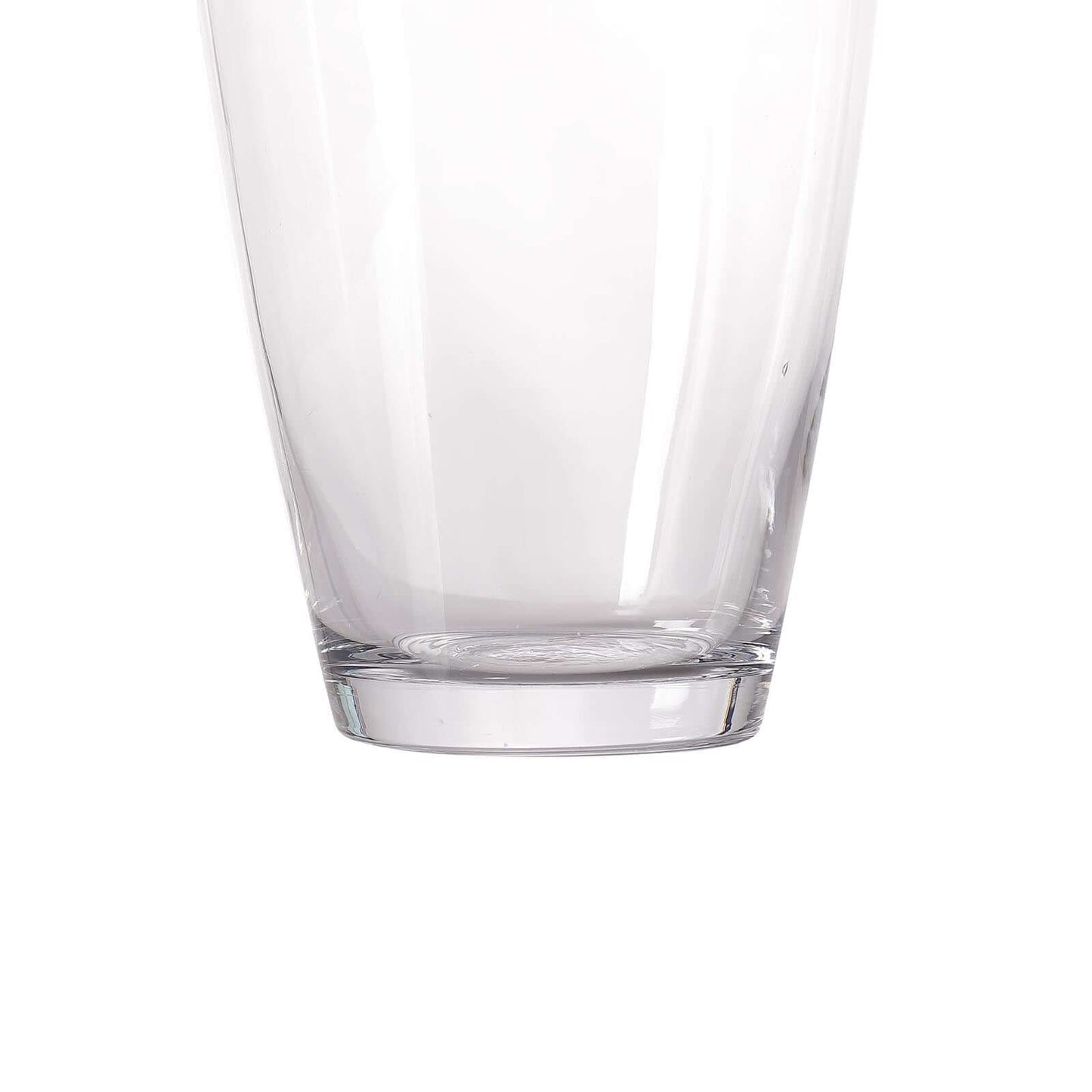 Glass Vase Cylinder Design Tapered Clear - Durable Heavy Duty Flower Centerpiece for Events 31"