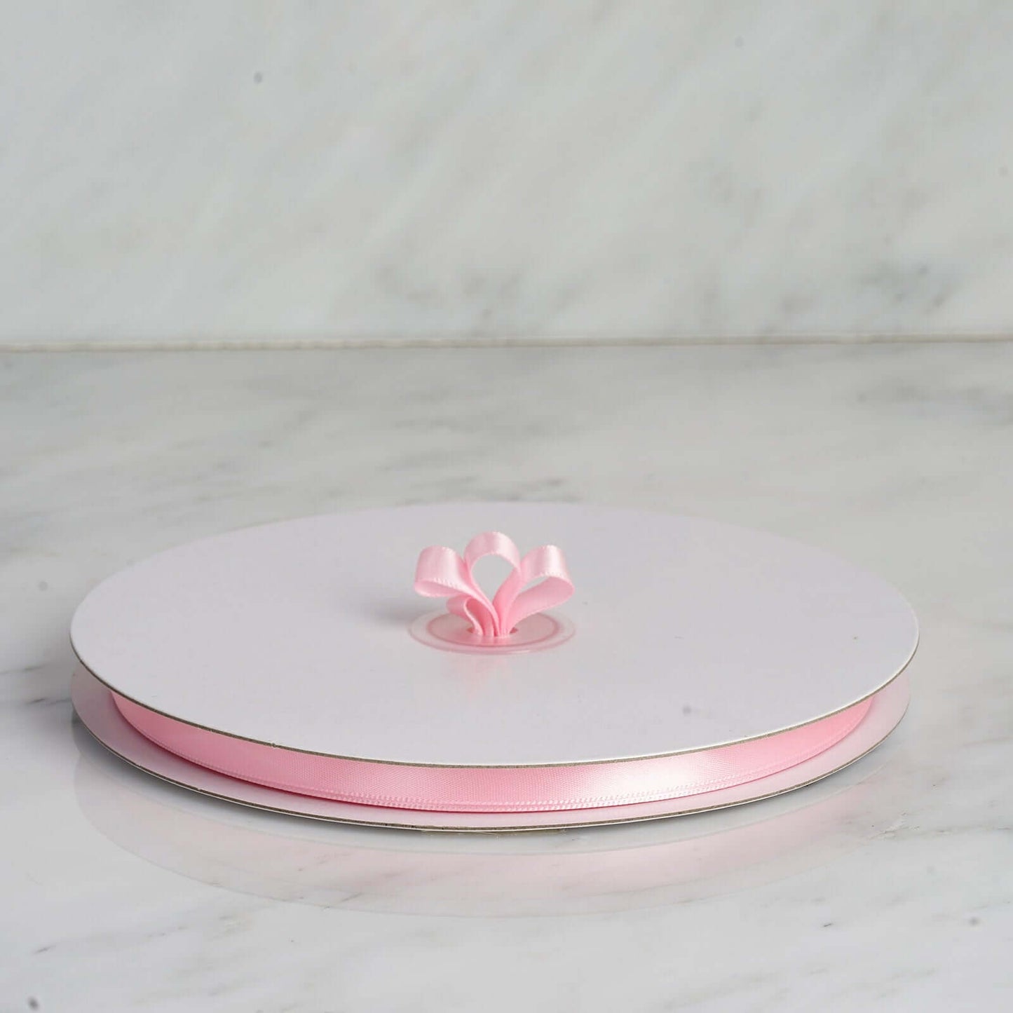 100 Yards 3/8" Pink Single Face Decorative Satin Ribbon