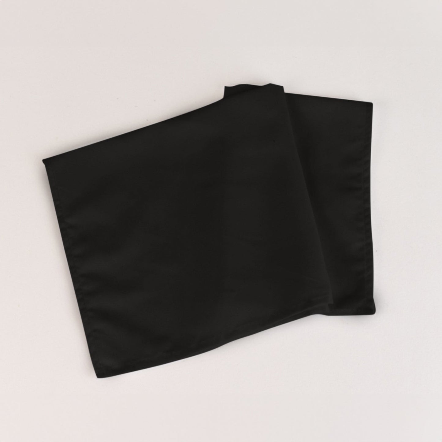 5 Pack Cotton Blend 20"x20" Napkins Black - Wrinkle-Resistant & Washable Dinner Napkins