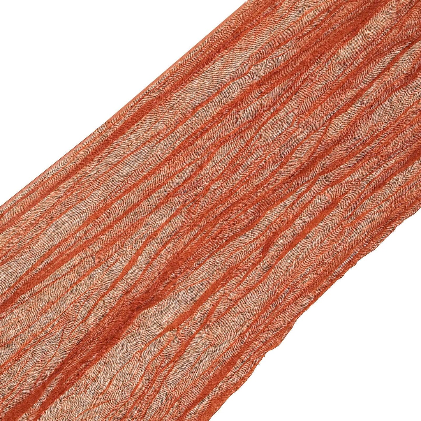 5 Pack Cheesecloth Gauze 16"x88" Chair Sashes Terracotta (Rust) - Boho Chair Decorations