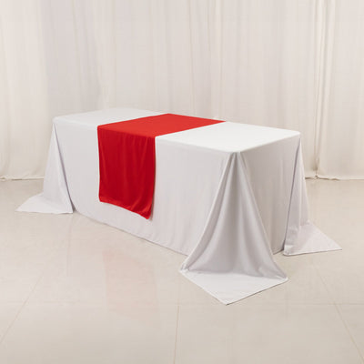 Wide Premium Polyester 24"x72" Table Runner Red - Sublimation Printable Banner