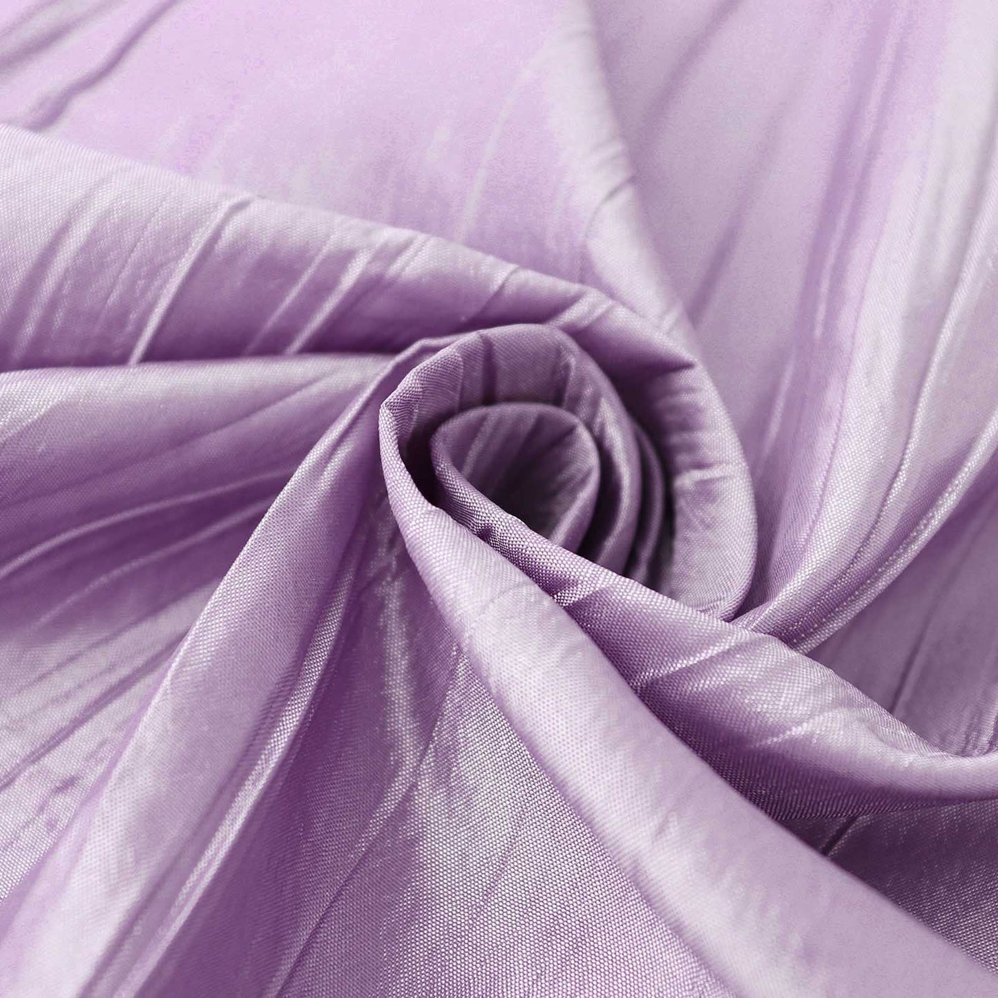 Taffeta 72"x72" Table Overlay Square Tablecloth Violet Amethyst - Accordion Crinkle Table Cover