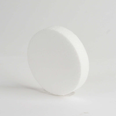 36 Pack 4" White StyroFoam Disc, DIY Polystyrene Foam Craft Supplies