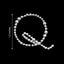 12 Pack 1.5" Clear Rhinestone Monogram Letter Jewel Sticker Self Adhesive DIY Diamond Decor - Q