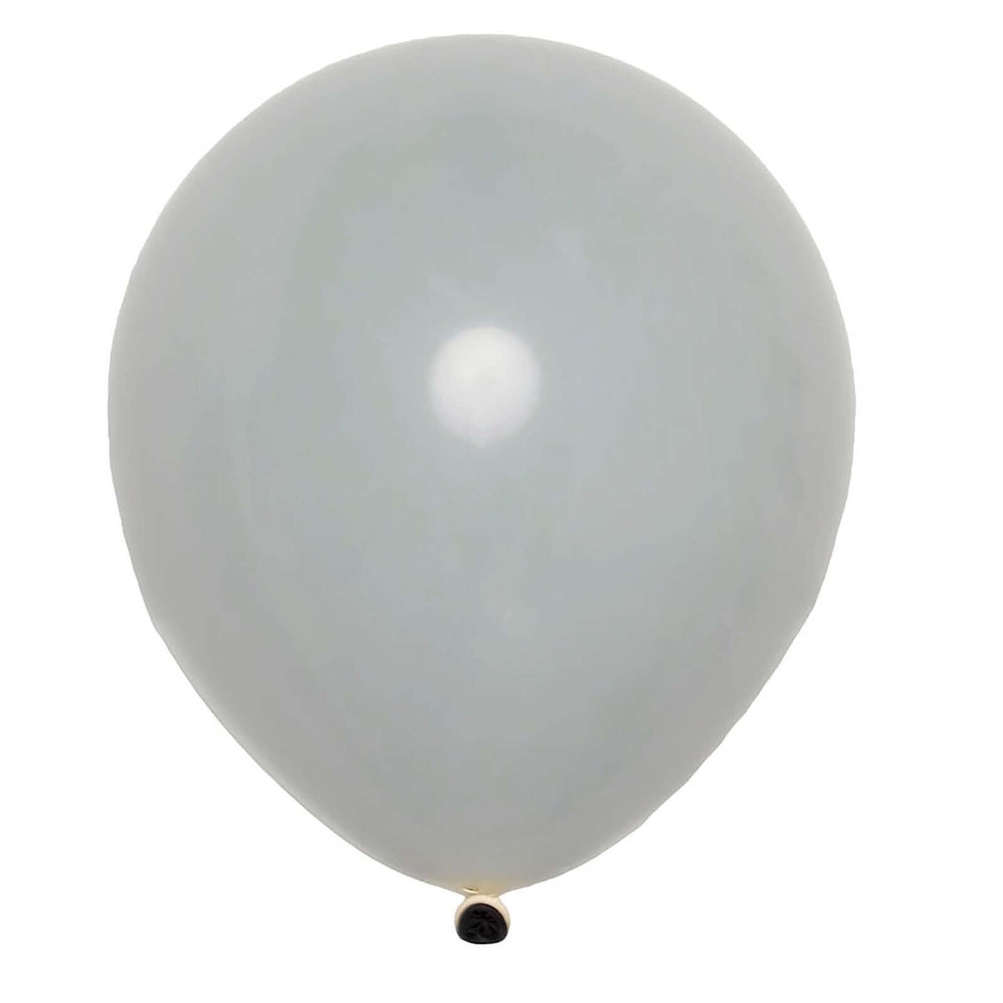 25 Pack 10" Matte Gray Double Stuffed Prepacked Latex Party Balloons