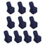 10 Pack Polyester Chair Cover for Banquet Chairs Navy Blue - Stain-Resistant Reusable Slip-On Slipcover