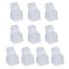 10 Pack Polyester Chair Covers for Folding Chairs White - Wrinkle-Free Stain-Resistant Slip-On Design for Events