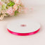 100 Yards 3/8" Fuchsia Single Face Decorative Satin Ribbon