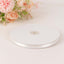 100 Yards 3/8" White Single Face Decorative Satin Ribbon