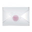 100Pcs 1" Round Pink Baby Girl Baby Shower Favor Envelope Stickers