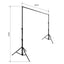 10ft Metal DIY Adjustable Heavy Duty Portable Photo Backdrop Stand Kit