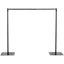 10ft Metal DIY Adjustable Heavy Duty Backdrop Stand Kit, Steel Base