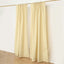 2 Pack Champagne Polyester Event Curtain Drapes, 10ftx8ft Backdrop Event Panels With Rod Pockets 130 GSM
