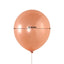 50 Pack Rose Gold Biodegradable Balloons, 12" Thickened Extra Strong Eco-friendly Latex Helium Party Balloons