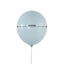 50 Pack Matte Pastel Ice Blue Biodegradable Balloons 12", Round Eco-friendly Thick Latex Party Balloons