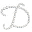 12 Pack 1.5" Clear Rhinestone Monogram Letter Jewel Sticker Self Adhesive DIY Diamond Decor - D