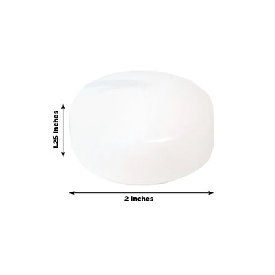 12 Pack 2’’ White Floating Candles â€“ Unscented Dripless Long-Lasting Disc Wax Candles for Weddings & Table DÃ©cor