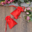 12 Pack 4"x6" Red Satin Drawstring Wedding Party Favor Gift Bags