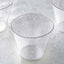 12-Pack Plastic Party Glasses Silver Glittered - Sparkly Disposable Cups for Events 9oz