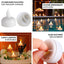 12-Pack Tealight Candles Flameless Design Warm White - Waterproof Floating LED Lighting - LED