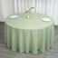 Polyester 120" Round Tablecloth Sage Green - Seamless Wrinkle-Resistant Table Cover